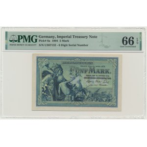 Německo, 5 marek 1904 - PMG 66 EPQ