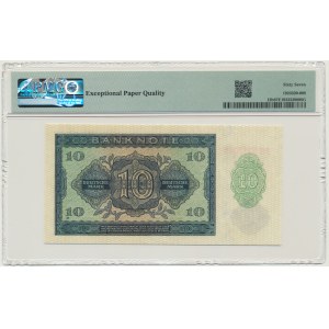 Germany, DDR, 10 Mark 1948 - PMG 67 EPQ