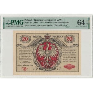 20 Mark 1916 - Jeneral - PMG 64 EPQ