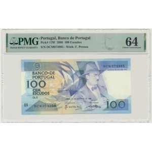 Portugal, 100 Escudos 1988 - PMG 64