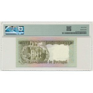 Portugal, 20 Escudos 1964 - PMG 64