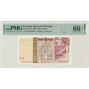 Portugal, 500 Escudos 2000 - PMG 66 EPQ
