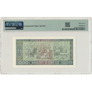 Romania, 25 Lei 1966 - PMG 67 EPQ