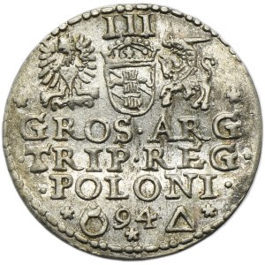 Sigismund III Vasa, 3 Groschen Marienburg 1594