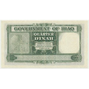 Iraq, 1/4 Dinara 1931 (1942)