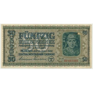 Ukraine, 50 Karbovanez 1942