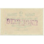 Danzig, 2 Pfennig 1923 - October - with UNGÜLTIG - RARE