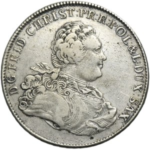 Frederick Christian, Thaler Leipzig 1763 EDC