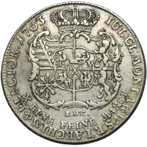 Frederick Christian, Thaler Leipzig 1763 EDC