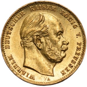 Germany, Kingdom of Prussia, Wilhelm I, 10 Mark Berlin 1873 C
