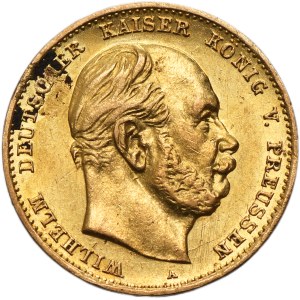 Německo, Pruské království, Vilém I., 10 marek Berlín 1872 A