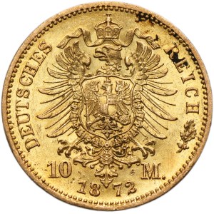 Německo, Pruské království, Vilém I., 10 marek Berlín 1872 A