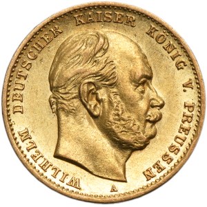 Germany, Kingdom of Prussia, Wilhelm I, 10 Mark Berlin 1873 C