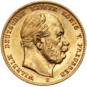 Germany, Kingdom of Prussia, Wilhelm I, 10 Mark Hannover 1874 B