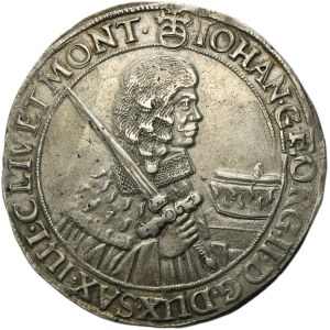 Germany, Electorate of Saxony, Johann George II, Thaler Dresden 1663 CR