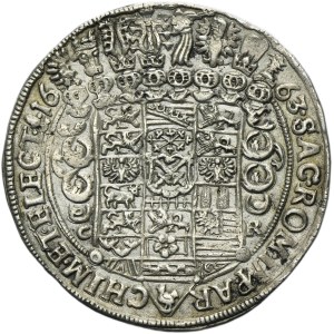 Germany, Electorate of Saxony, Johann George II, Thaler Dresden 1663 CR