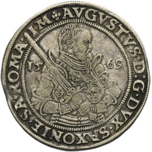 Germany, Electorate of Saxony, August, Thaler Dresden 1569 HB