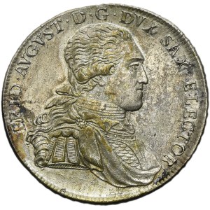 Germany, Saxony, Friedrich Augustus III, Thaler Dresden 1796 IEC
