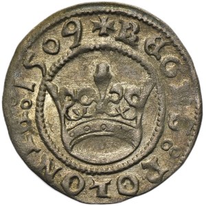 Sigismund I the Old, 1/2 Groschen Krakau 1509