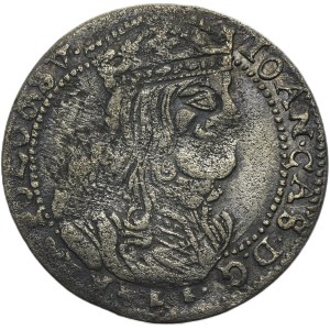 John II Casimir, 6 Groschen Vilnius 1665 TLB - IOAN CAS
