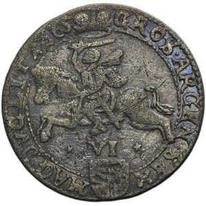 John II Casimir, 6 Groschen Vilnius 1665 TLB - IOAN CAS