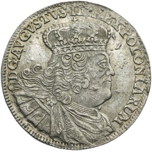 Augustus III of Poland, 18 Groschen Leipzig 1756 EC