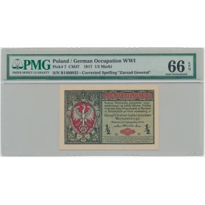 1/2 marki 1916 - Generał - PMG 66 EPQ
