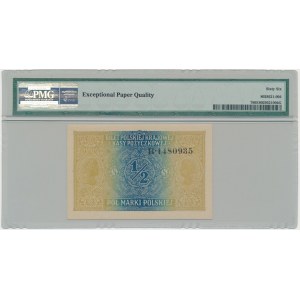 1/2 marki 1916 - Generał - PMG 66 EPQ