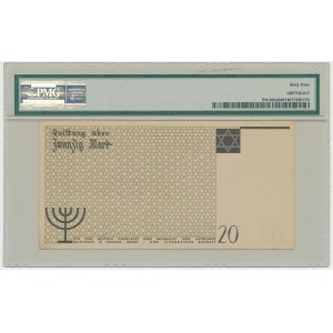 20 Mark 1940 - no. 1 without watermark - PMG 64