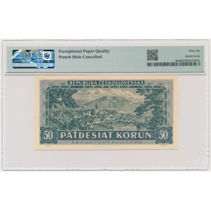 Czechoslovakia, 50 Korun 1948 - SPECIMEN - PMG 66 EPQ