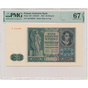 50 Oro 1941 - A - PMG 67 EPQ