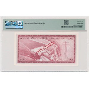 Luxemburg, 100 Franken 1963 - SPECIMEN - PMG 67 EPQ
