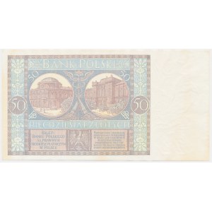 50 zloty 1925-29 - reverse print
