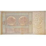 50 zloty 1925-29 - reverse print