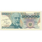 500,000 gold 1990 - A - first series - autographed by A. Heidrich - Lucow Collection