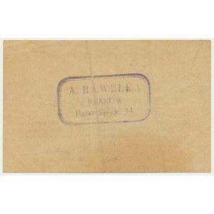 Kraków, Antoni Hawełka, 50 halerzy 1919 - nienotowany podpis