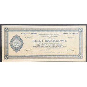 5% Bilet Skarbowy, Seria IV - 100.000 mkp 1923
