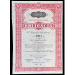 6% National Loan 1934, PLN 100 bond - set of 3.