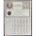 4% Państwowa Pożyczka Premiowa 1920, obligacja 1.000 mkp - zestaw 4 szt.