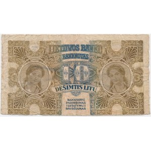 Lituanie, 10 Litas 1922 - RARE