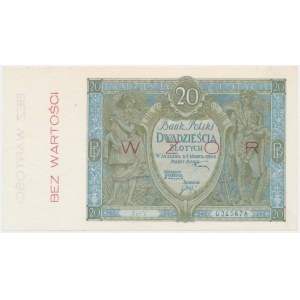 20 gold 1926 - MODEL - Ser.V -.