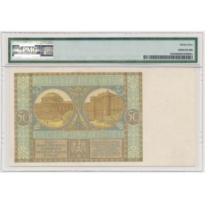 50 zloty 1925 - Ser.AC. - PMG 35