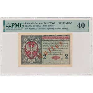 2 marki 1916 - Jenerał - WZÓR - PMG 40