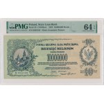 10 million mark 1923 - D - PMG 64 EPQ - RARE AND BEAUTIFUL