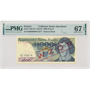 1,000 gold 1979 - MODEL - BM 0000000 - No.0167 - PMG 67 EPQ.