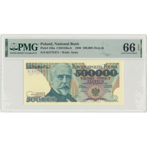 500,000 PLN 1990 - K - PMG 66 EPQ