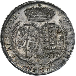 Augustus II the Strong, Thaler Dresden 1722 IGS
