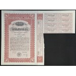 3% State Land Pension 1933 series I, bond of 100 zlotys