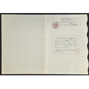 Società per azioni della Gnaszyn Manufaktur di Gnaszyn, 100 x 150 zl 1932
