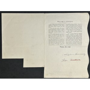 Fabryka Maszyn, Odlewni Żelaza i Metali Bracia Kanczewscy S.A., 1.000 mkp 1921